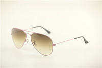 Aviator ,rb 3025 030/51 pink frame brown gradual lens ,unisex sunglasses ,58mm
